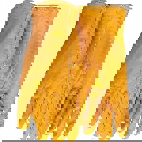 General Purpose Work Gloves: X-Large, Cowhide Leather